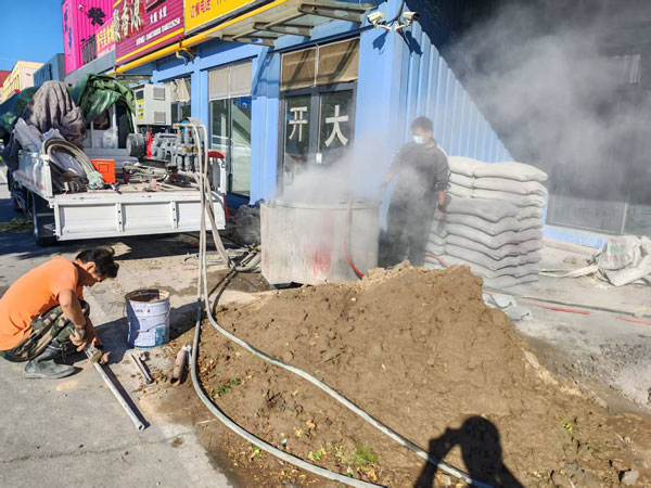 梁河顶管注浆加固